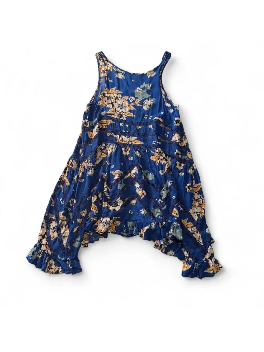 Free People Intimates Flowy Floral Swing Slip Dress 2010s Twee Bohemian Hippie
